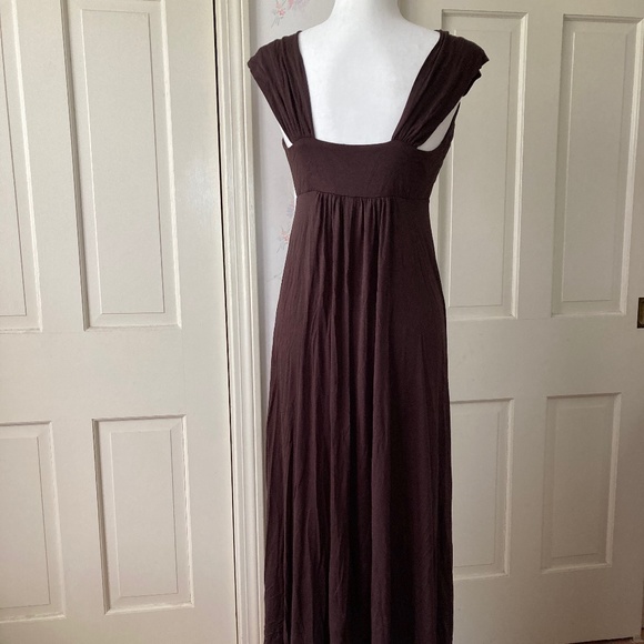 Woman Sleeveless Long Dress made in USA - Picture 4 of 6